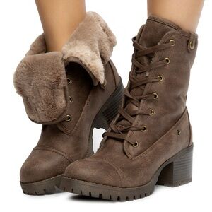 Chief 14 lace up combat boots